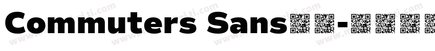 Commuters Sans字体字体转换